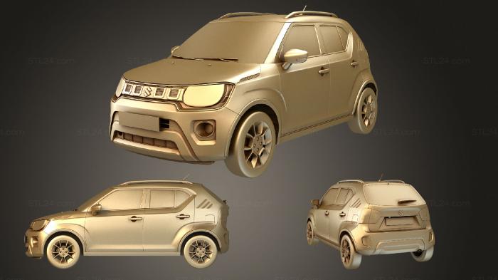 Автомобили и транспорт (Suzuki Ignis 2021, CARS_3533) 3D модель для ЧПУ станка